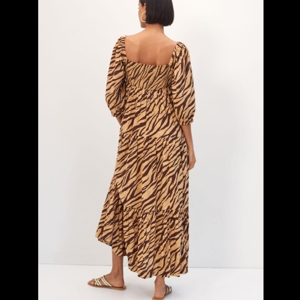Anthropologie Blossom Maxi Dress in Brown Motif - Picture 3 of 6